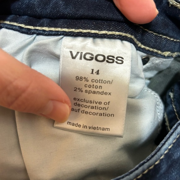 Vigoss jeans w/ flag design pockets - Picture 4 of 4
